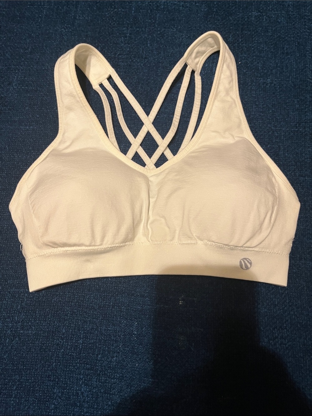 EUC MARIKA Strappy Racerback Size M/34C-36B Sports Bra